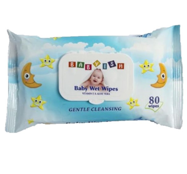 Baby wipes, 80 count gentle