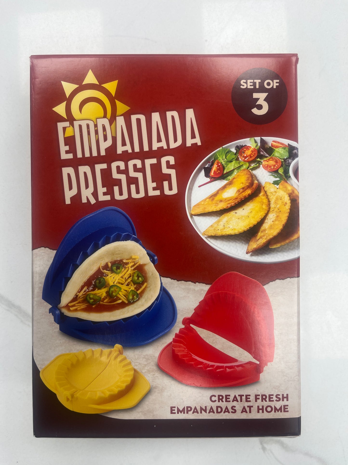 Empanada press set of three