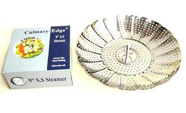 STEAMER-STAINLESS STEEL -9″