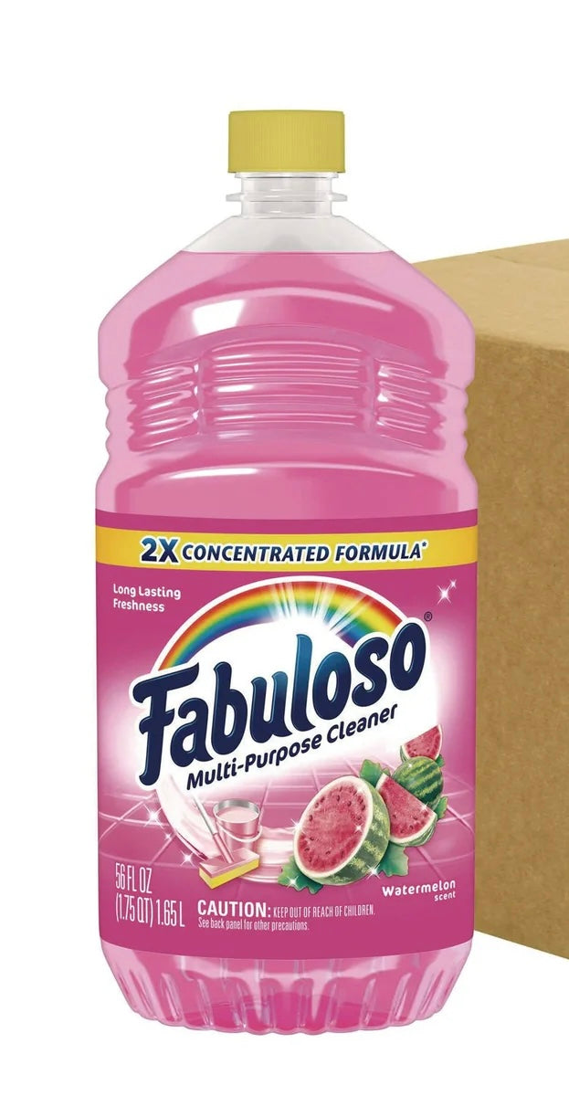 Fabuloso Multi-Purpose Cleaner & Floor Cleaner 2X Concentrated Watermelon Scent - 56oz