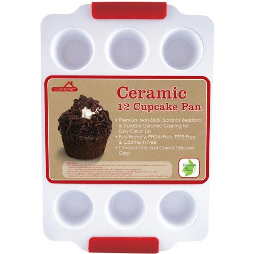 Ceramic 12 cup cupcake pan