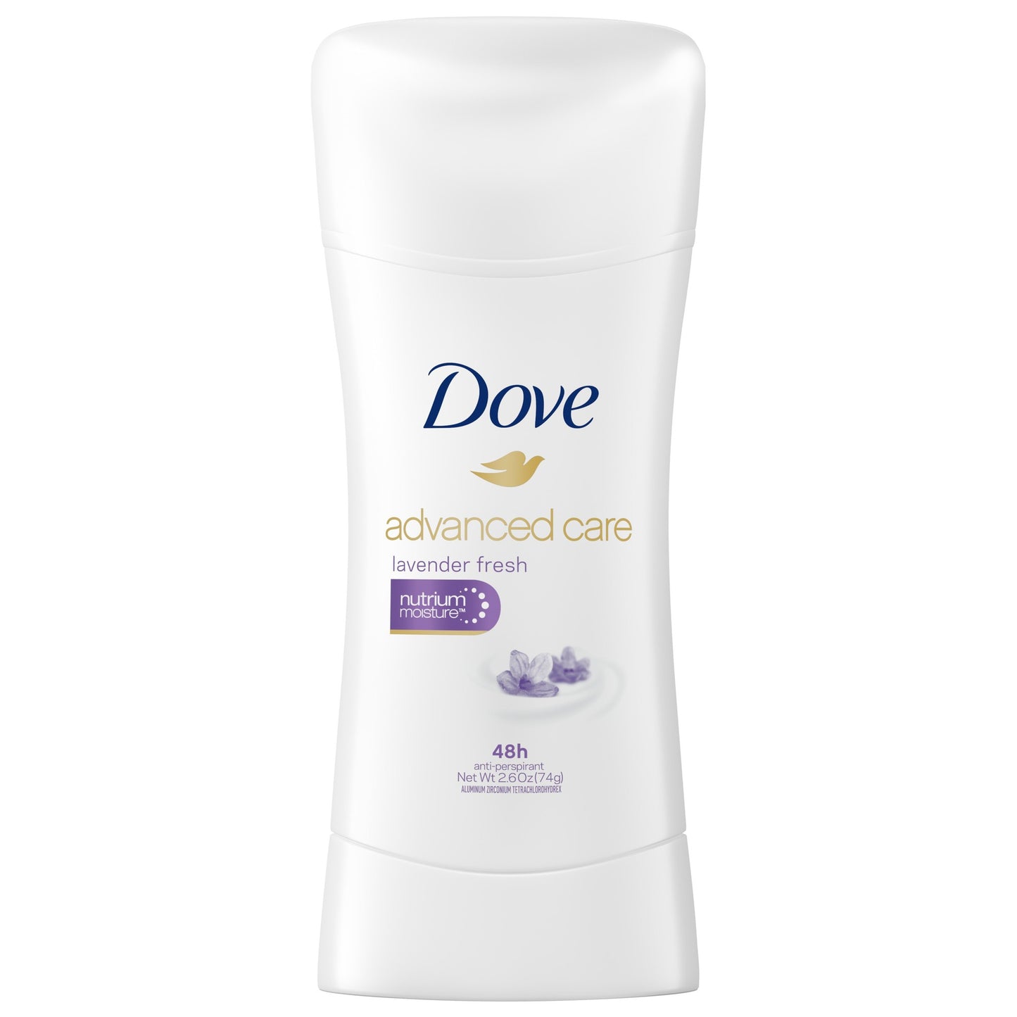 Dove deodorant, lavender fresh