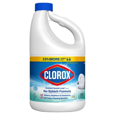 Clorox bleach, no splash