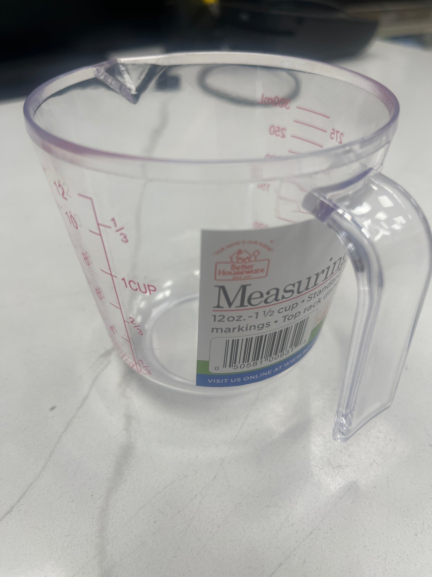 Measuring Cup 1 1/2 cup Plstic