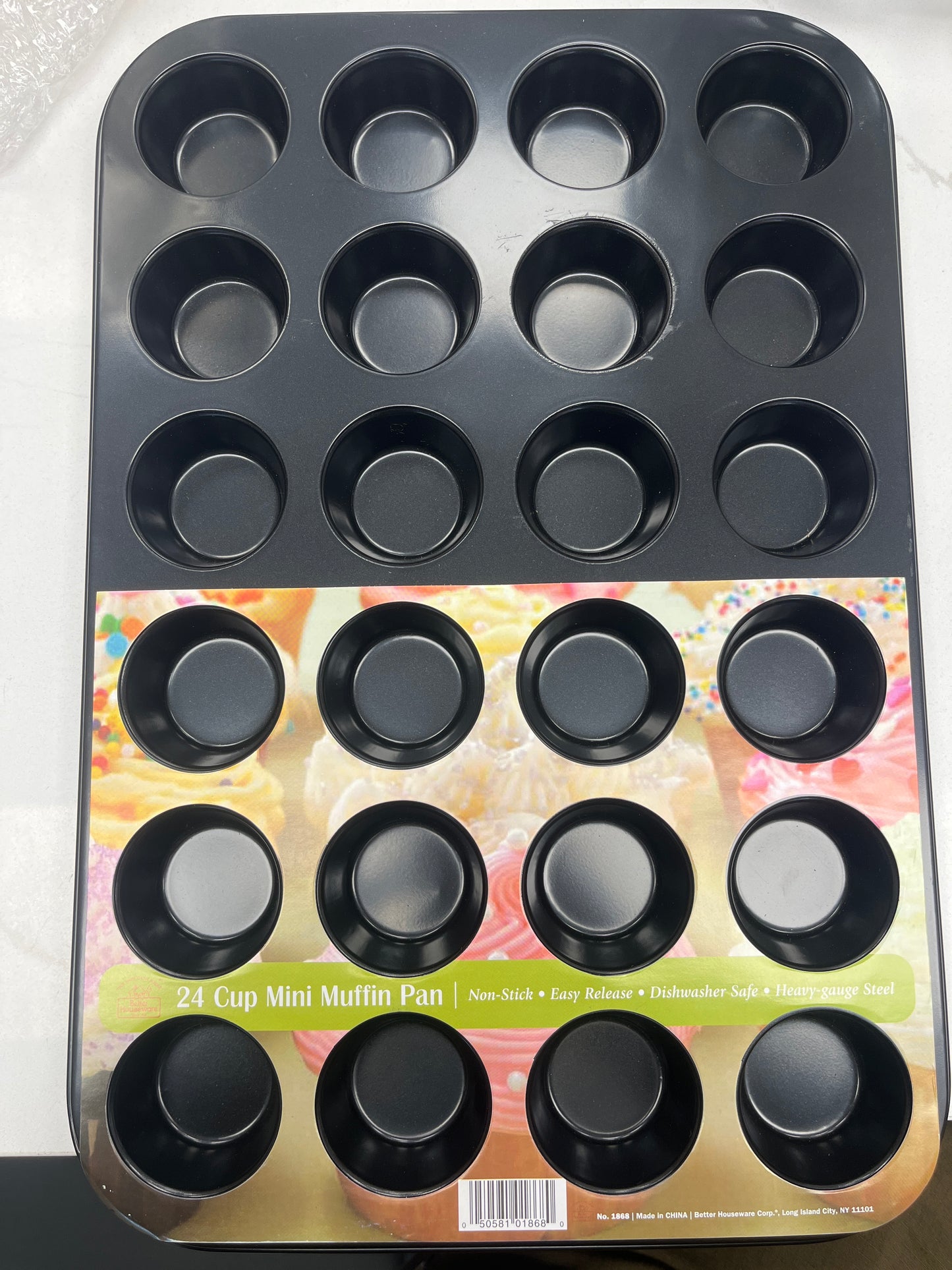 24 cup mini muffin pan nonstick