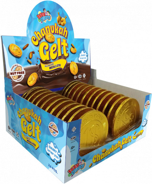 Hanukkah chocolate coin
