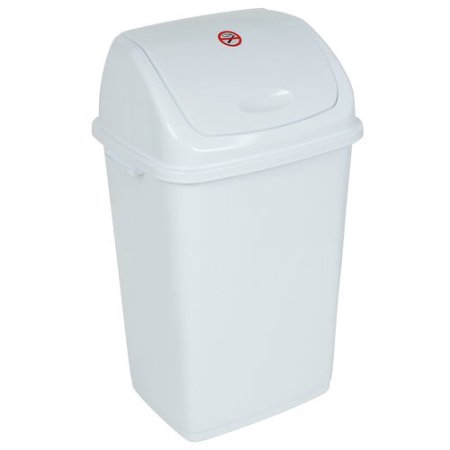 Trash Can M/L 13Gal White #315