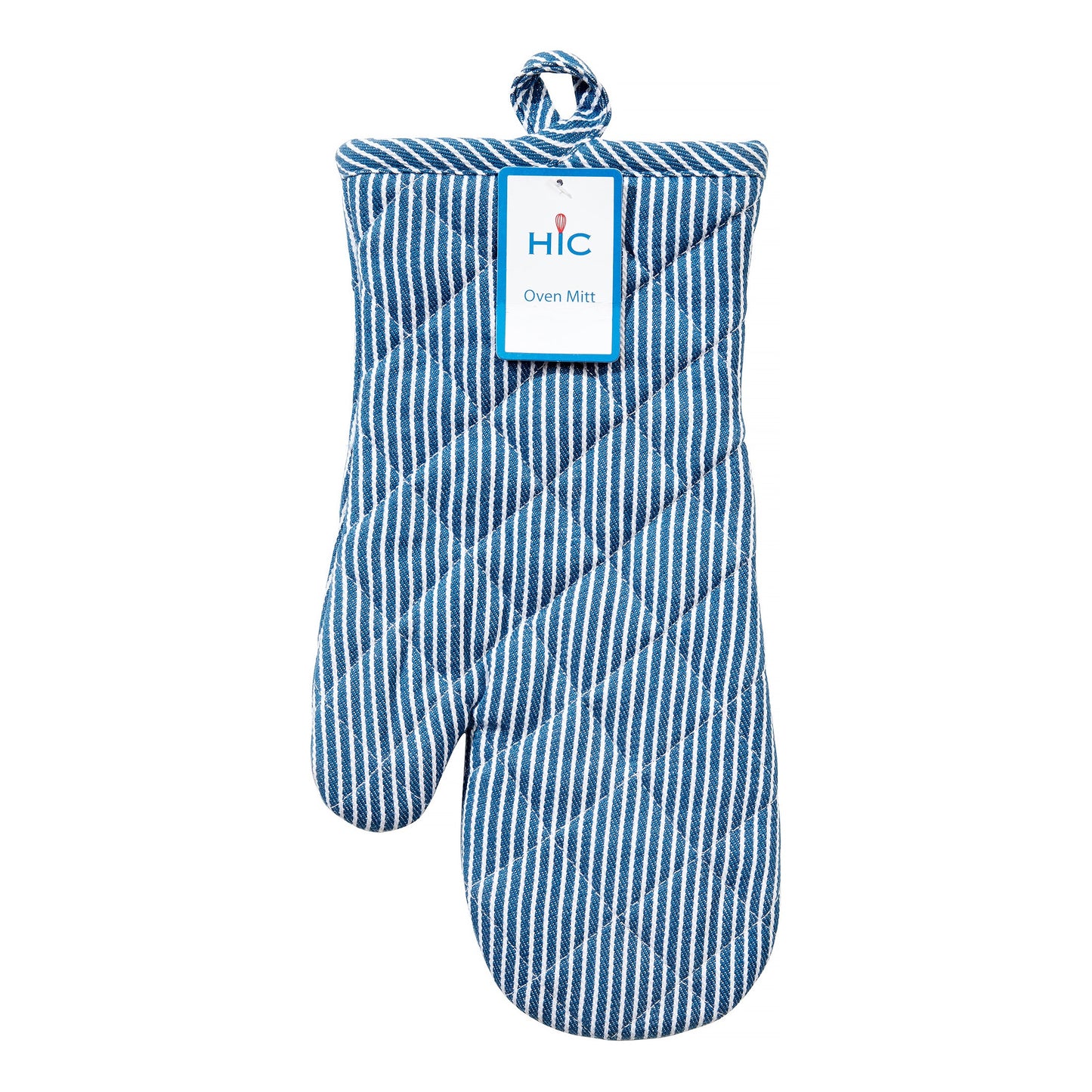 Oven Mitt Railroad Stripe