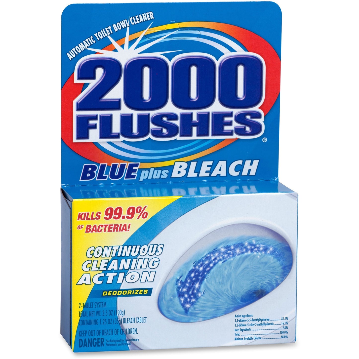 2000 flushes Blue tabs