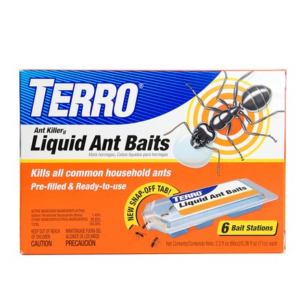 TERRO-LIQUID ANT BAITS- 6pk BAIT STATIONS