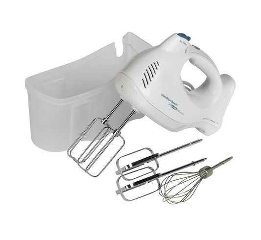 Hamilton Beach 6 speed hand mixer white color
