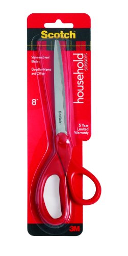 SCOTCH Scissors 8" Red