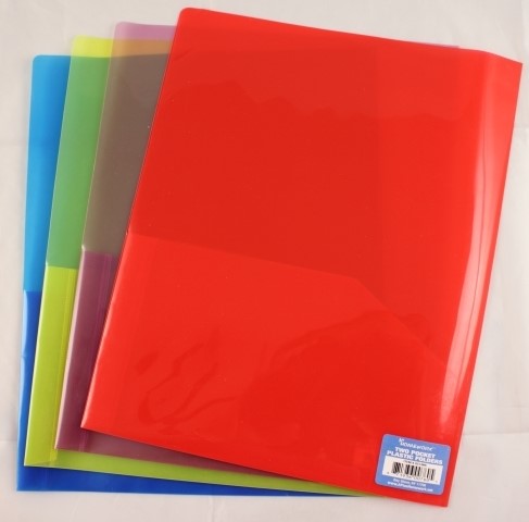 Plastic Folders With 3 hole