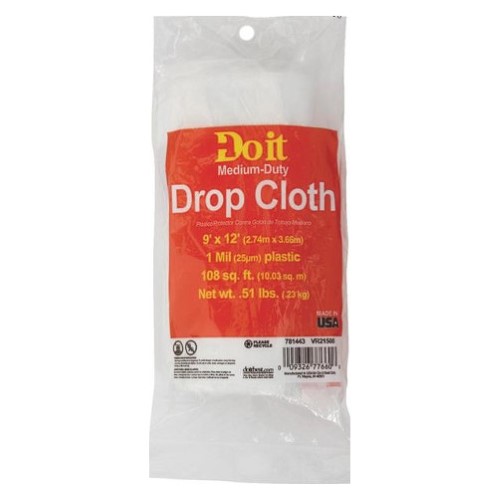 Drop cloth 9’ x 12’