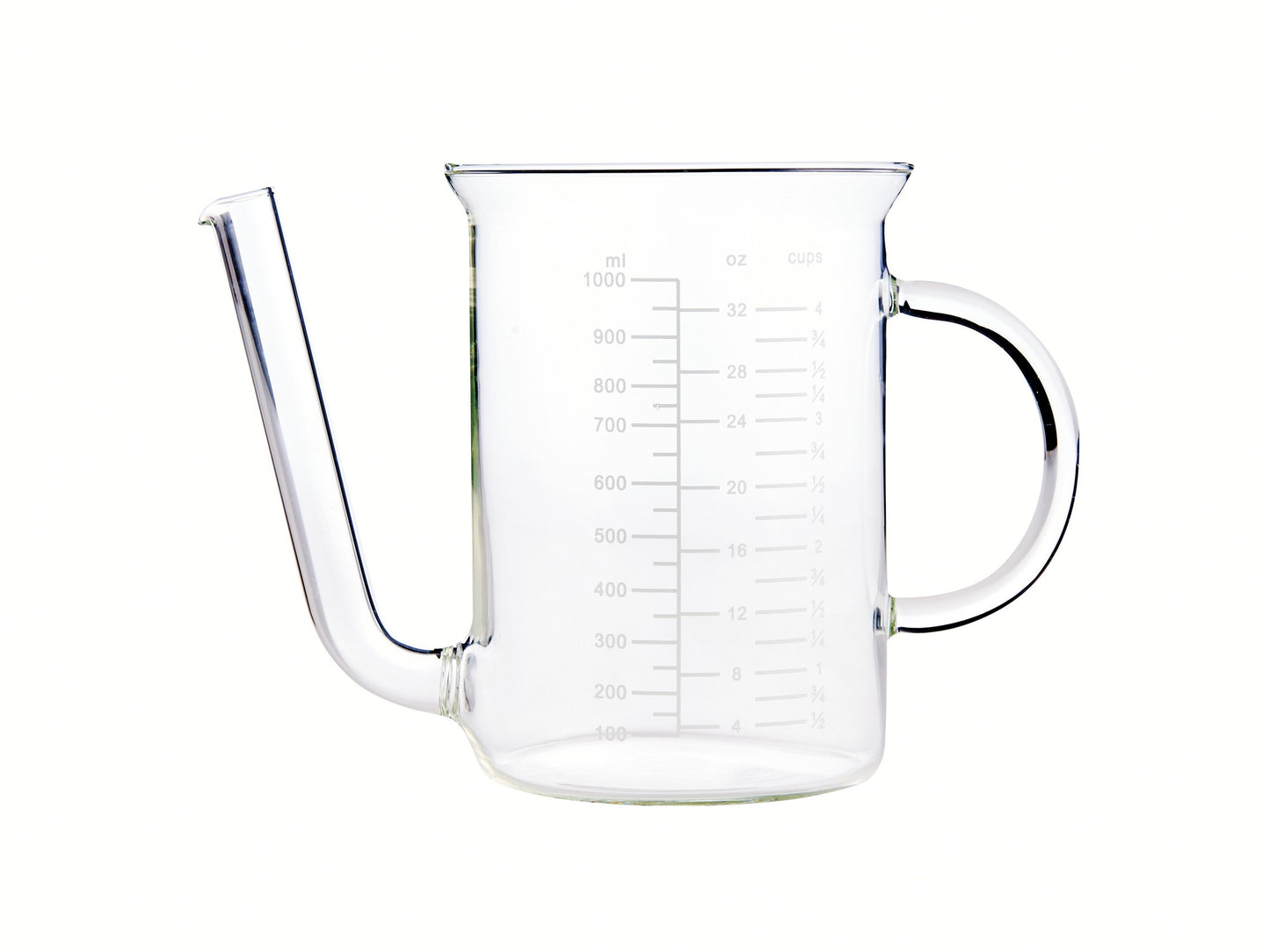 Glass fat separator with gravy strainer