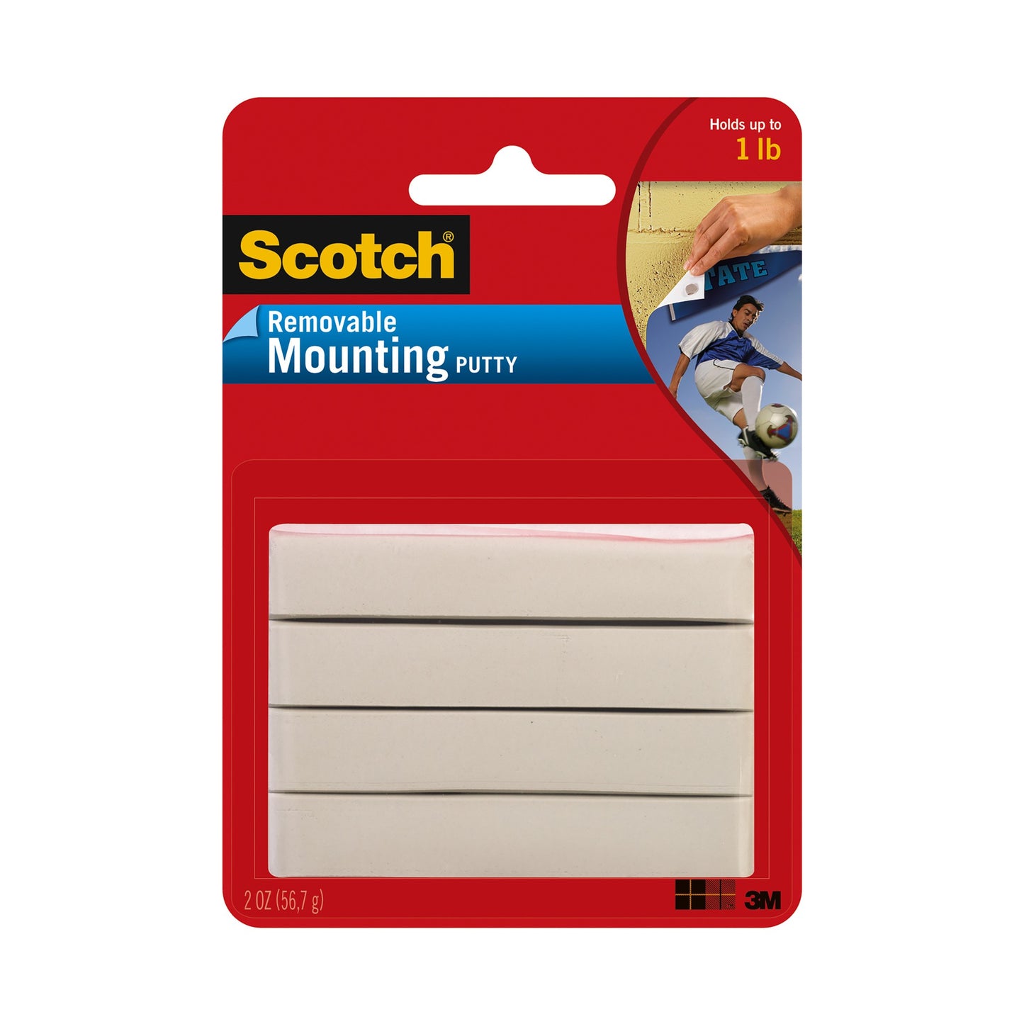 Scotch Fun Tak removable, mounting putty, 3M 