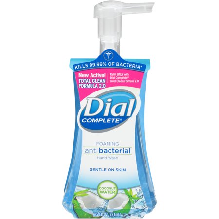 Dial foaming, antibacterial hand soap