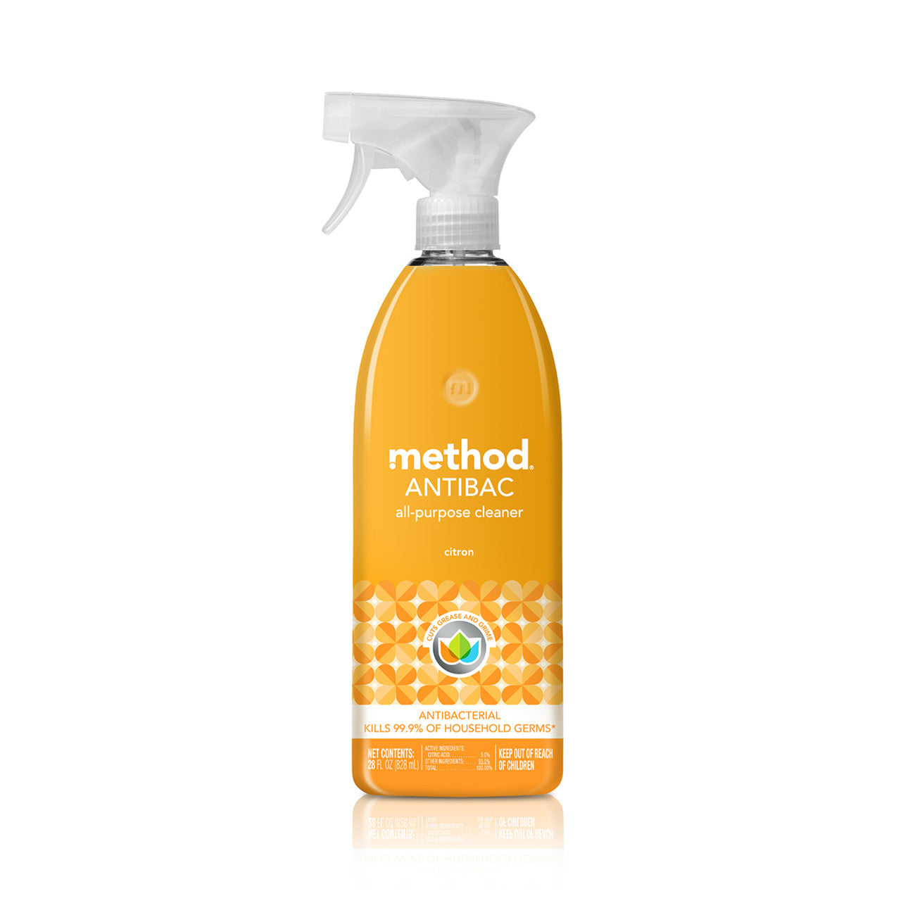 Method antibacterial all purpose cleaner