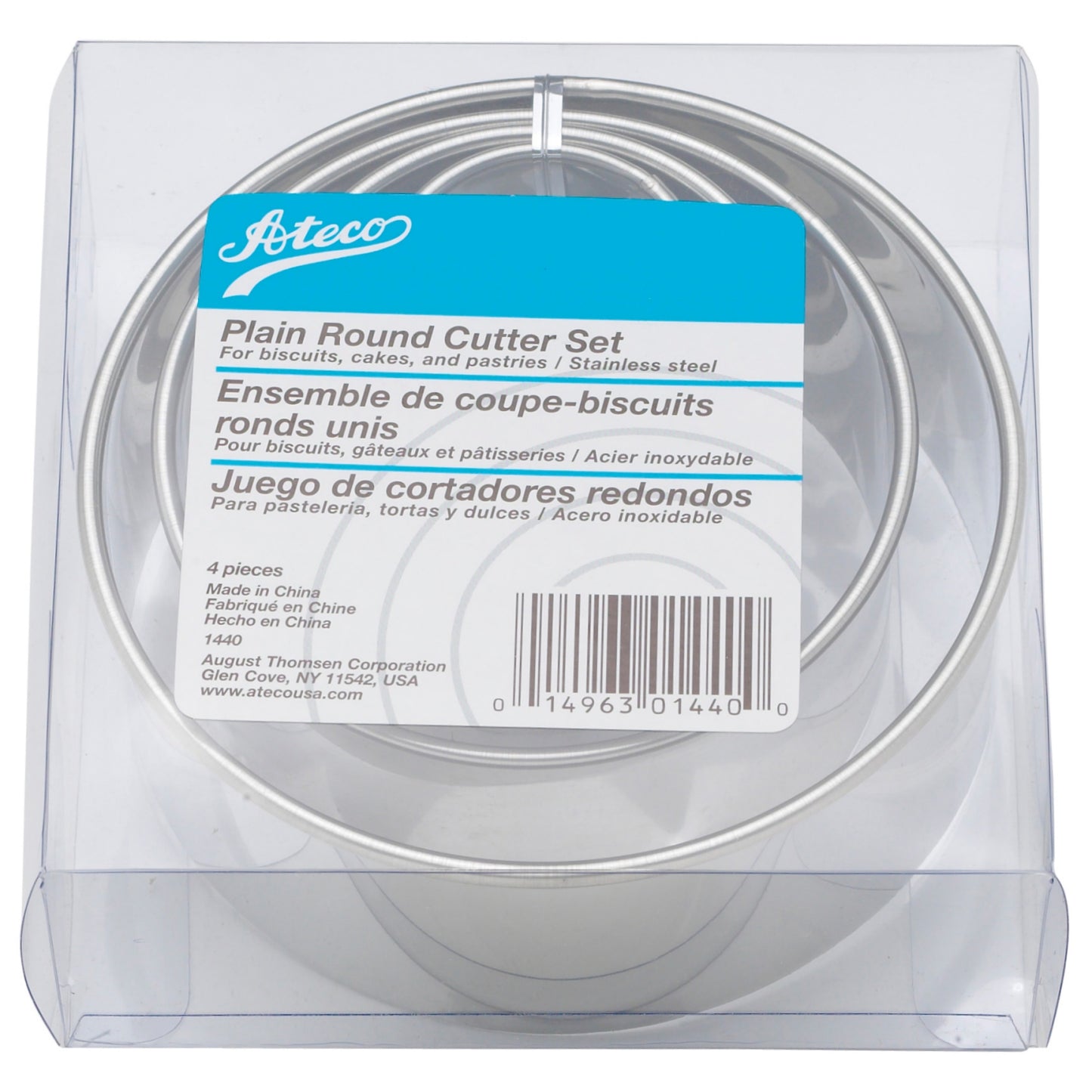 Plane round cutter set stainless steel