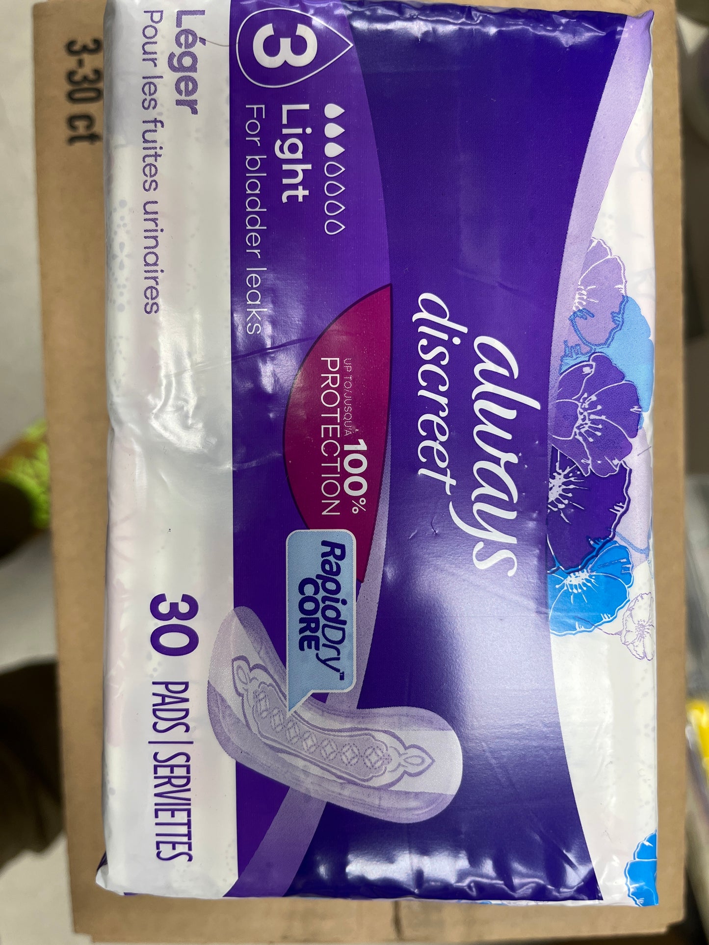 Always discreet Light 30 pads