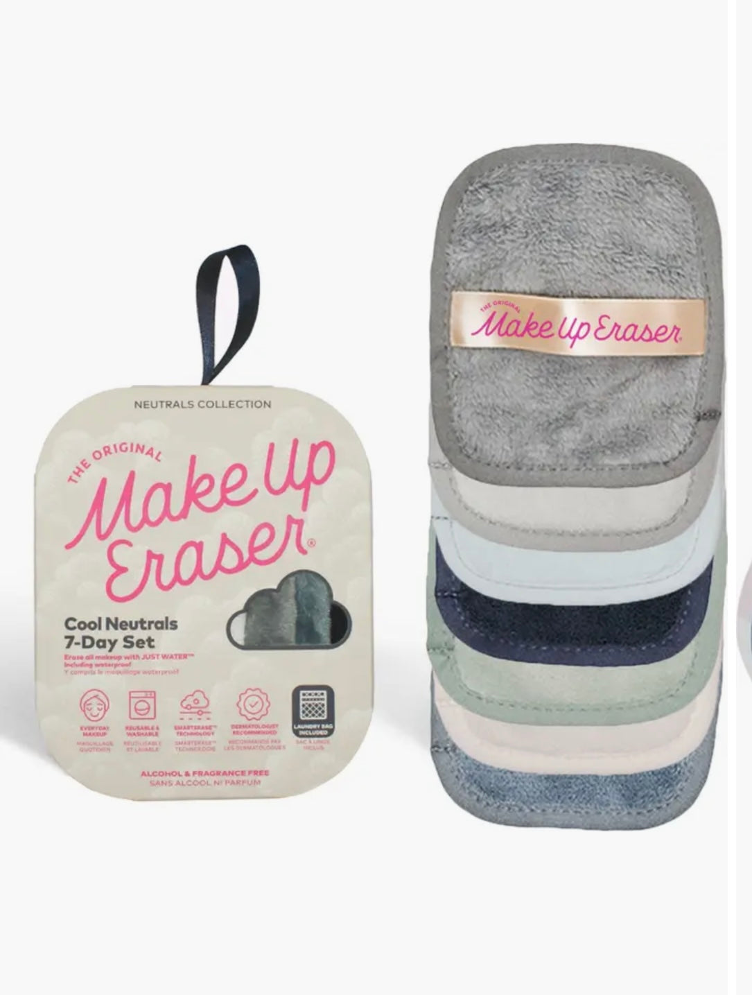 The original make up eraser cool neutrals 7-day set 