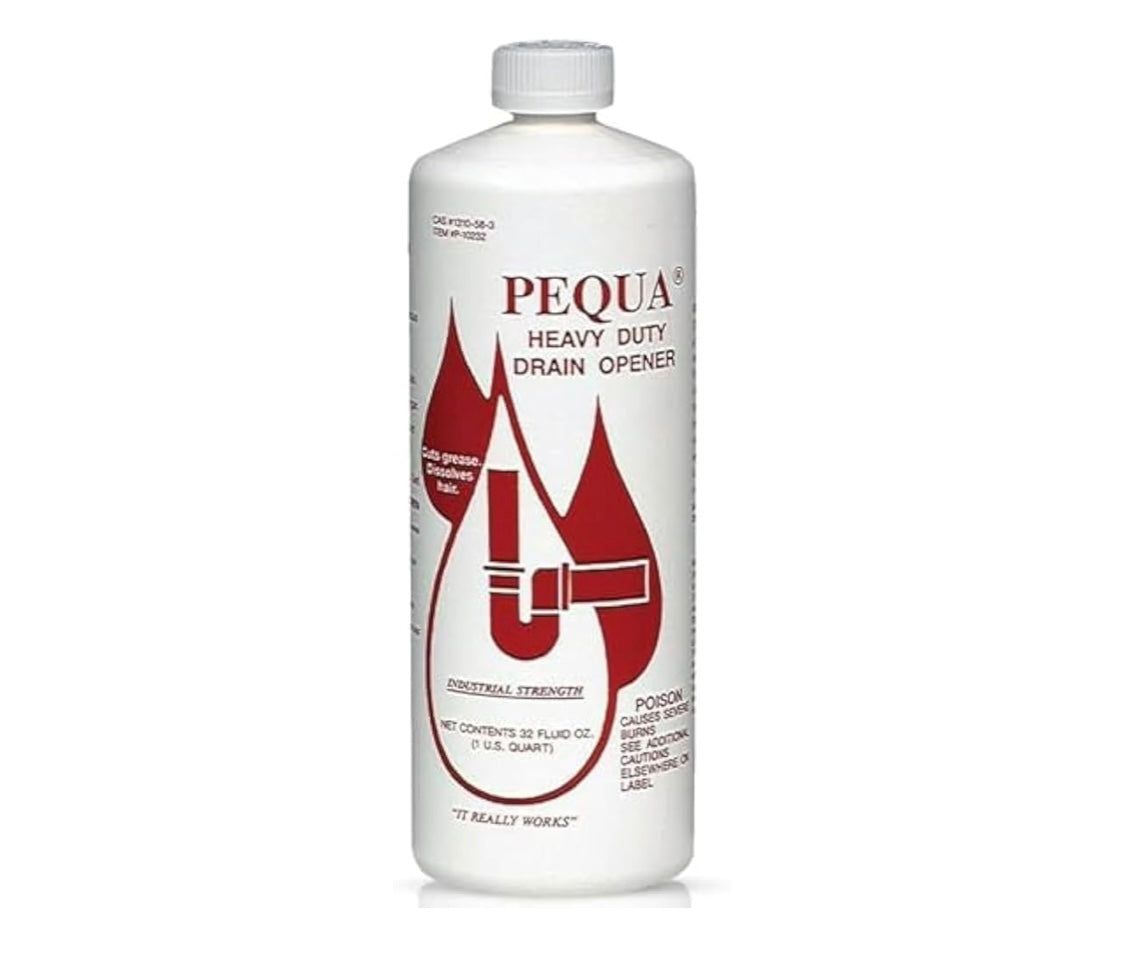 Pequa Drain Opener non acid 32oz