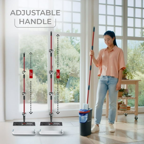 O-Cedar H2 Pro flat mop system