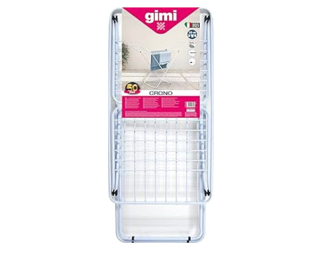 Gimi Crono X-Leg Cloth Dryer, White GIMI drying rack quality made in Italy
