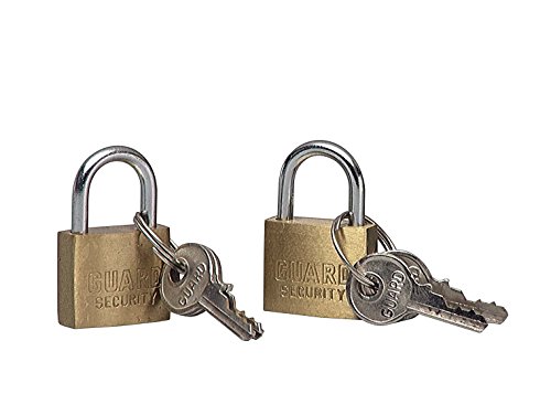 2pc 3/4" Solid Brass Padlock