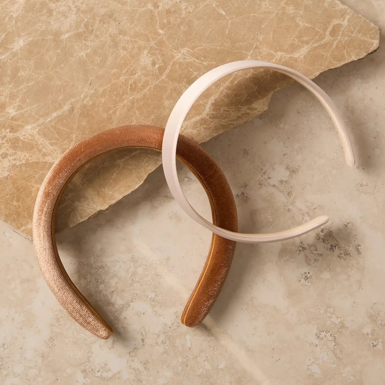 Kit•sch/ satin velvet headband non-slip 2pcs
