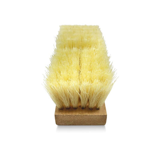Roof Brush 7" - White Tampico - For Tapered Handle - 2" Trim 5 Feet Wood Stick