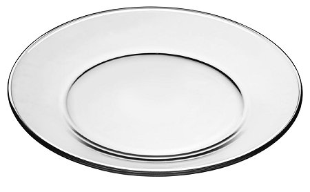 Glass Dinner Plate 10.6”