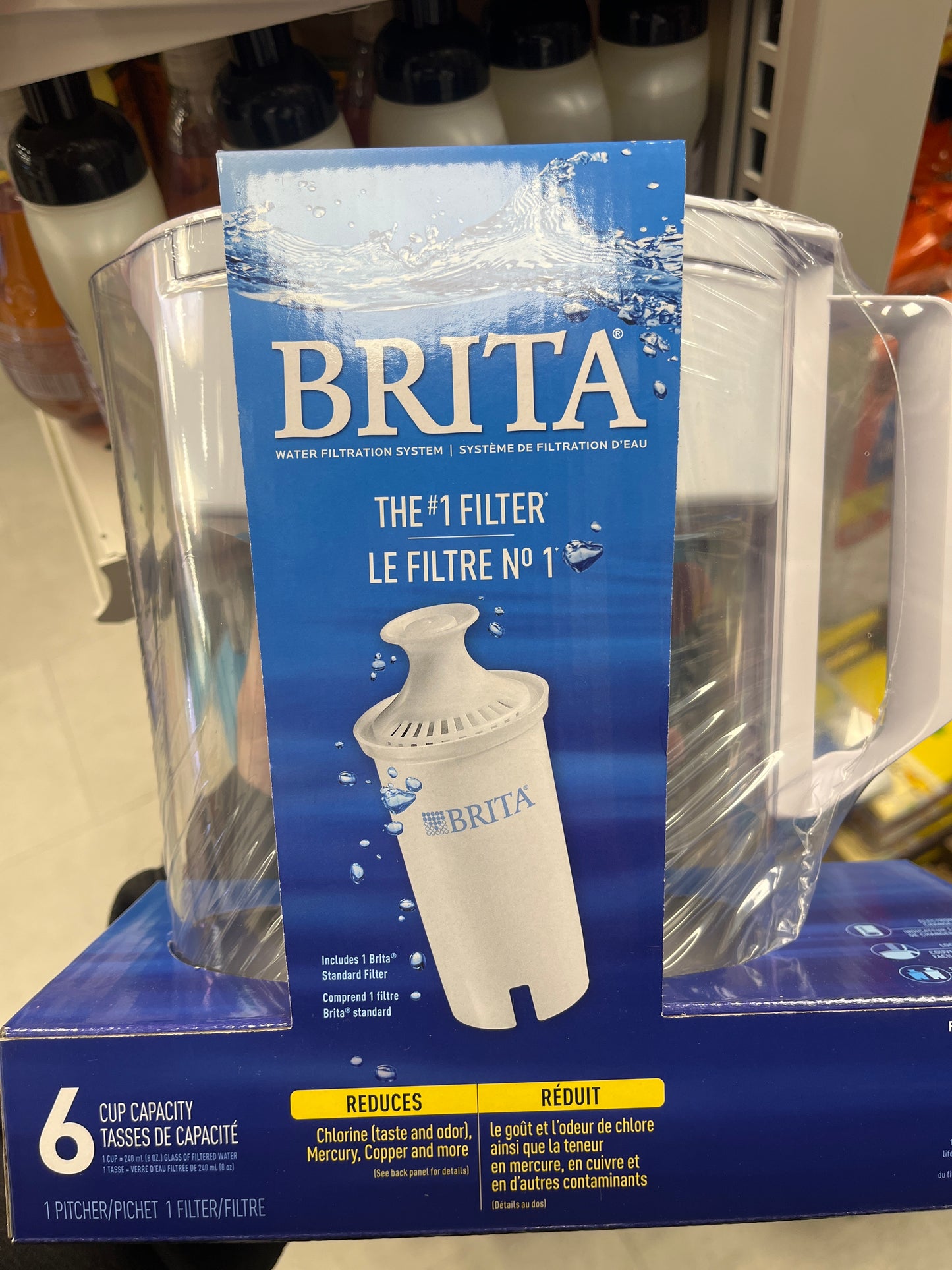 BRITA water, pitcher