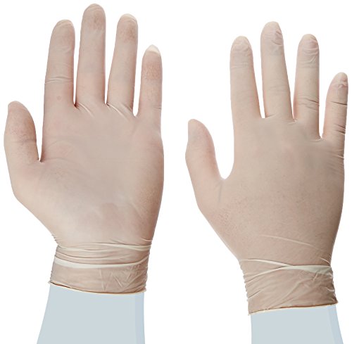 Latex glove size medium 100 pack