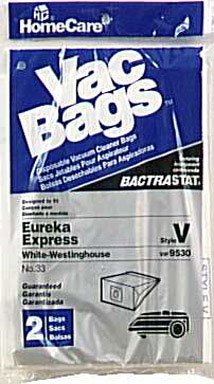 Vac Bags Eureka #33 Style V