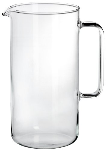 Glass pitcher also over the stove
