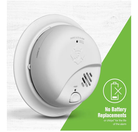 First Alert SMICO110, 10-Year Battery Combination Smoke & Carbon Monoxide Alarm, 1-Pack