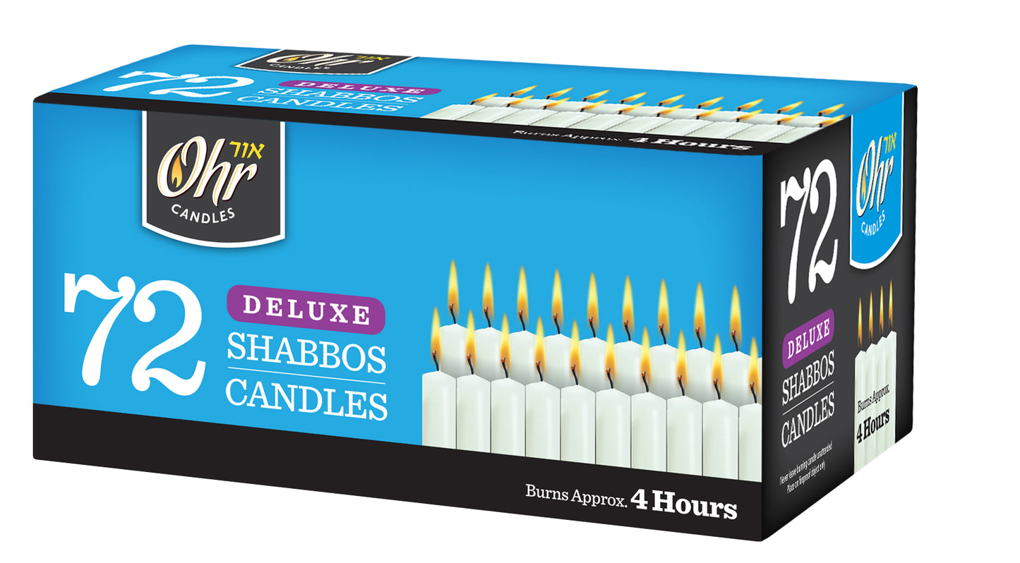 Shabbat Candles 4H 72pc