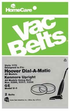 Vac Belts Style 1170