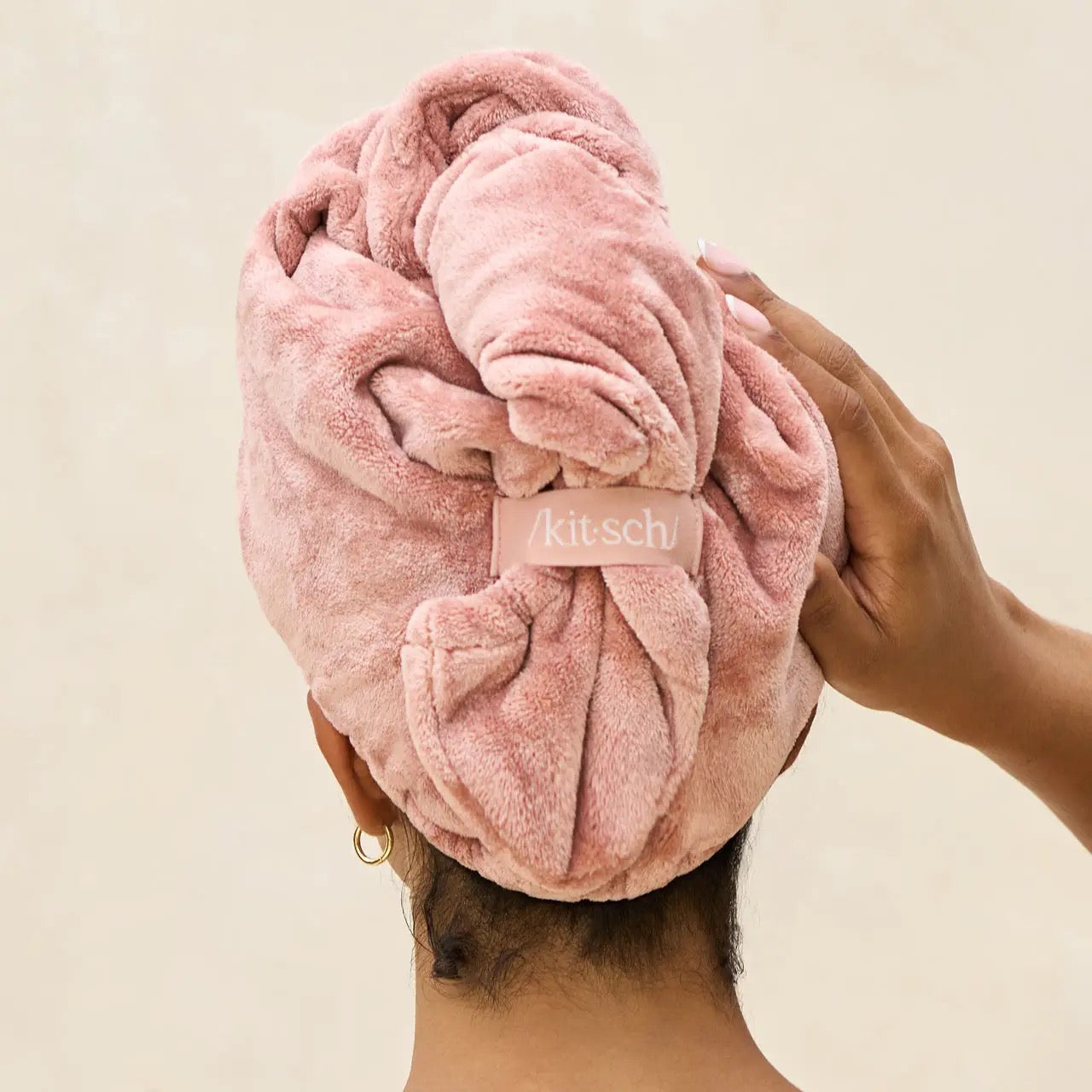 Kit.sch/ plush microfiber hair towel Turban