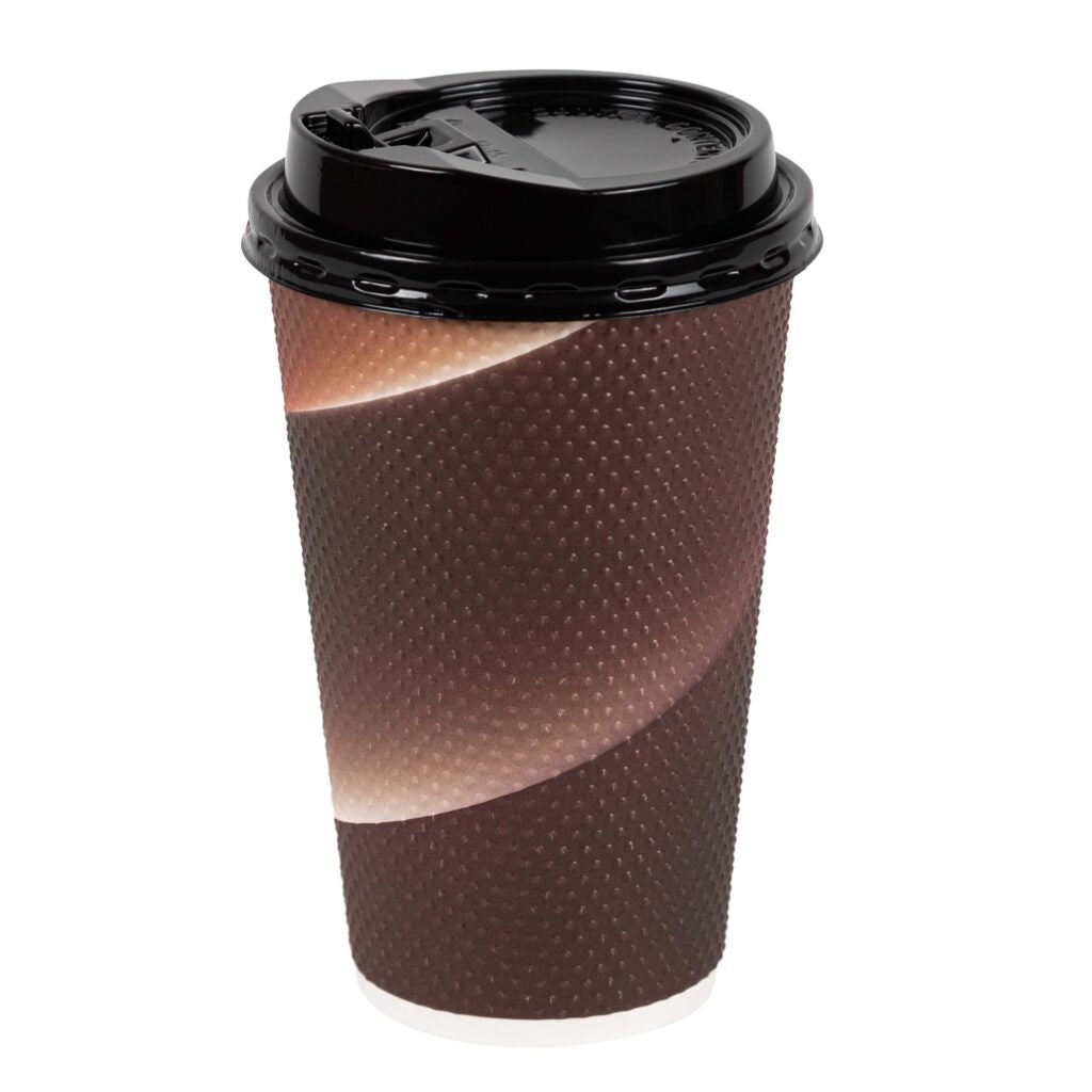 16oz Textured Hot Cups Combo (32 Count)