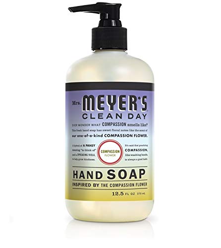 Mrs. Meyers hand soap flower