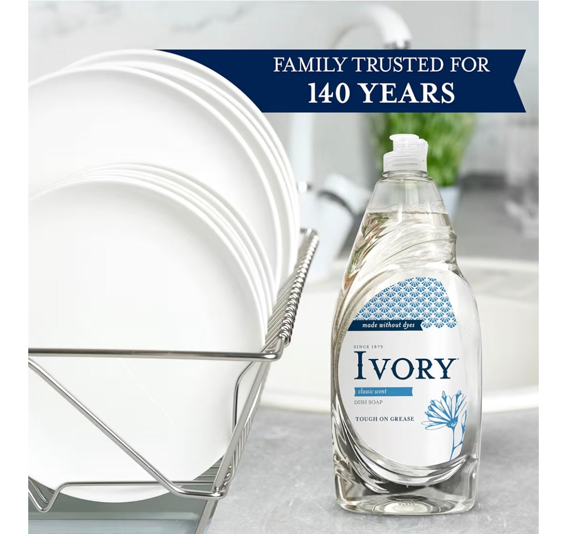 Ivory Ultra Classic Scent Dishwashing Liquid 24 OZ