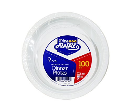 Dine Away 9" Plastic Plate