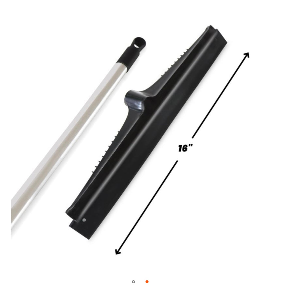 Professional floor scrubbing squeegee