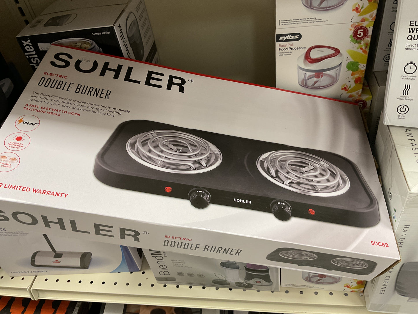 Sohler electric double burner