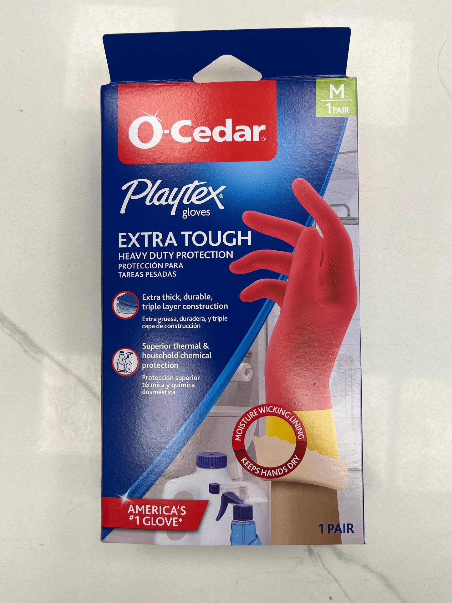 O-cedar play Text extra tough medium glove