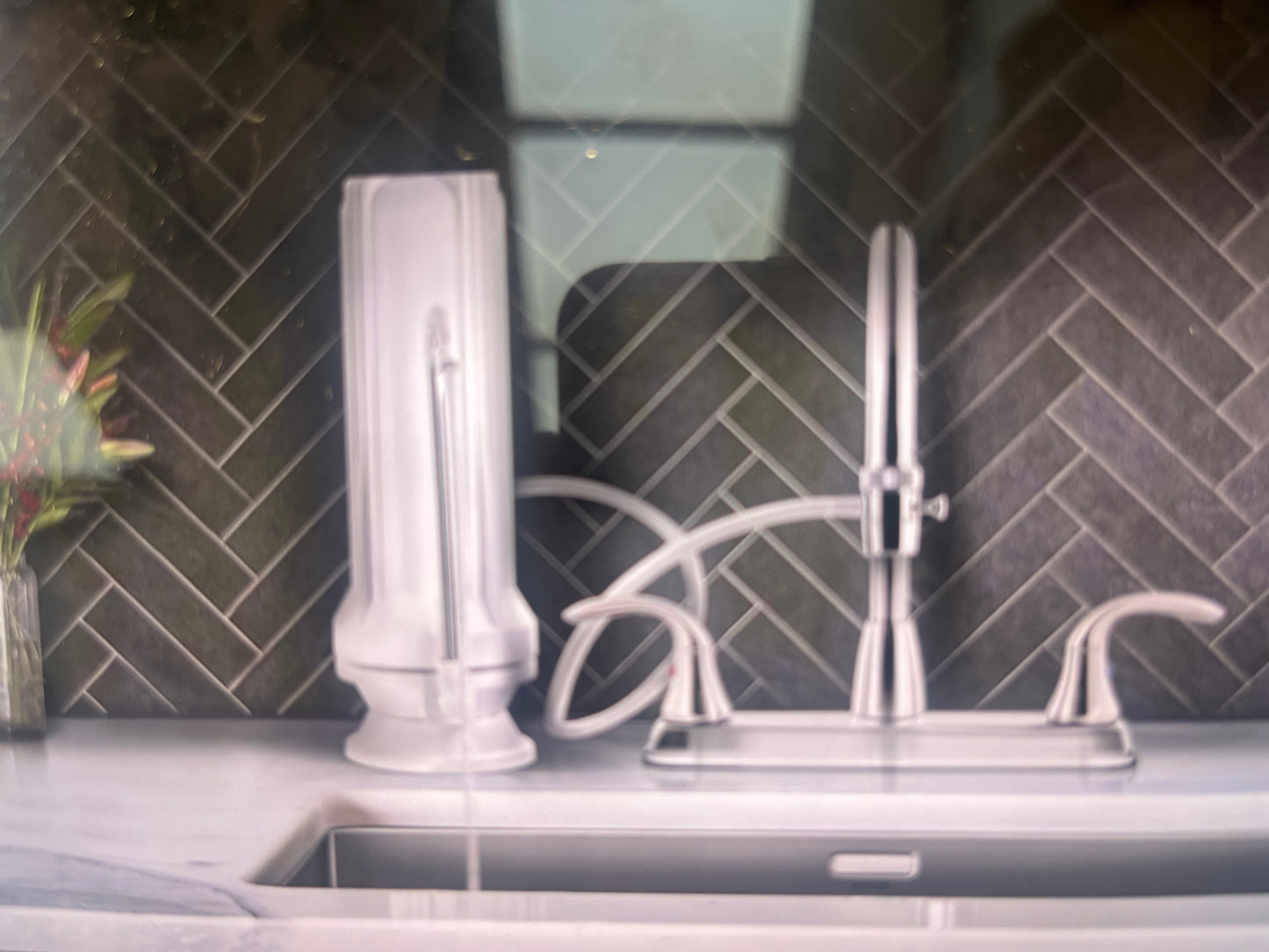 Plumbing teach Countertop water filter system complete unit