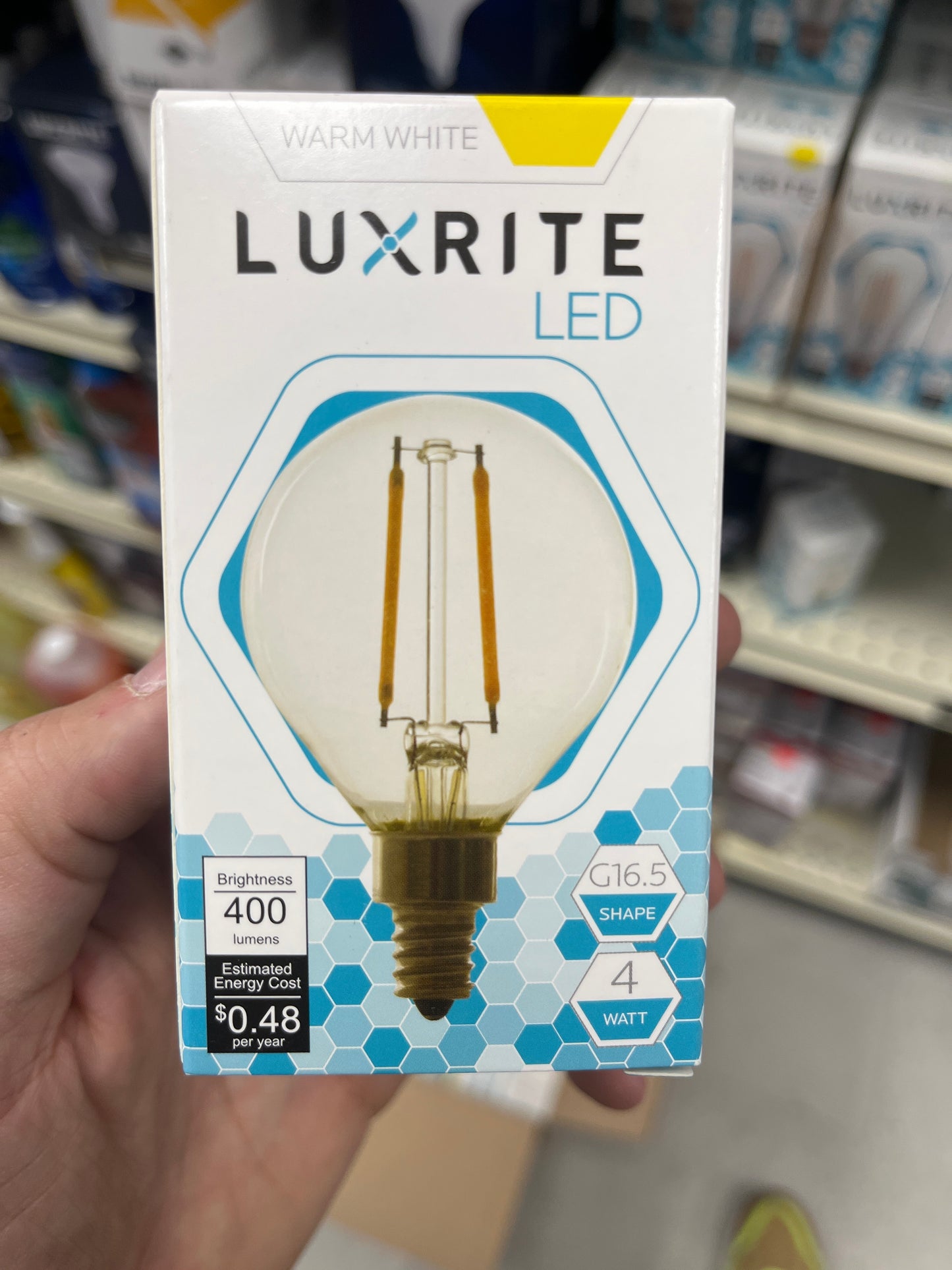 G16.5 LED bulb 27K