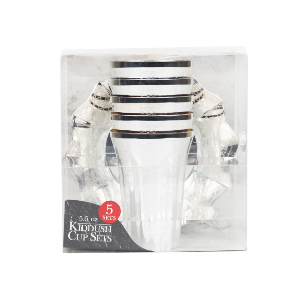 Kiddush.Cup 5.5 oz 5 sets